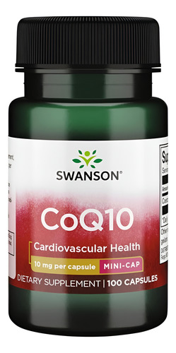 Swanson Coq10 10 Miligrams 100 Cápsulas