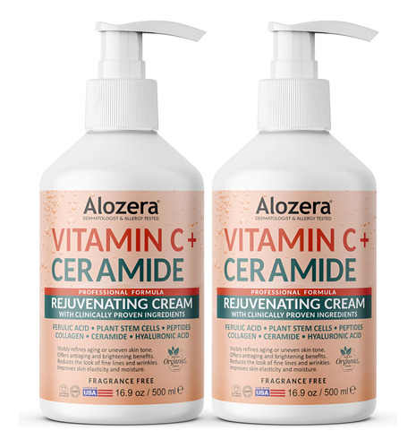 Loção Corporal Com Vitamina C Da Alozera E Ceramidas
