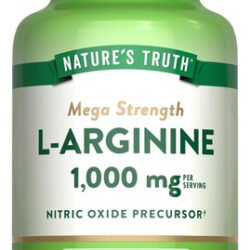 L-arginina 1000 Mg 100 Cápsulas Fórmula Mega