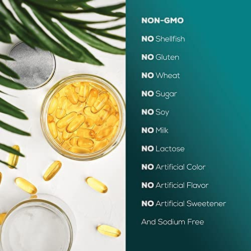 Óleo De Peixe 2.400 Mg Cápsulas Softgel Óleo De Peixe Extr - Imagem 5