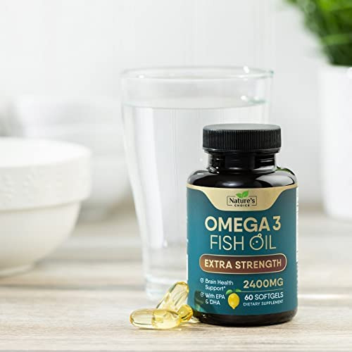 Óleo De Peixe 2.400 Mg Cápsulas Softgel Óleo De Peixe Extr - Imagem 7