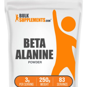 Suplemento Bulksupplements.com Beta Alanina Em Pó 250g