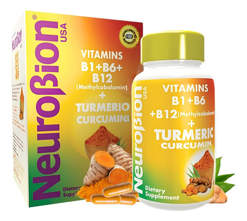 Neurobion Curcumina De Cúrcuma 650 Mg Suplemento De Ervas Pa