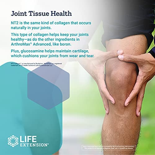 Life Extension Arthromax Advanced Com Nt2 Collagen & Aprèsf - Imagem 4