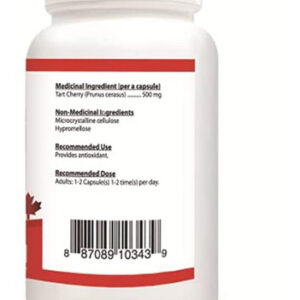 Nutridom North-american Tart Cherry 500mg-120 Vcaps Natural
