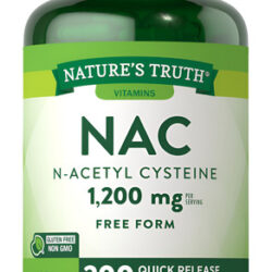 Suplemento Nature"s Truth N-acetilcisteína 1.200 Mg 200