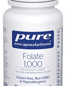 Pure Encapsulations Folate 1000 - Metafolin L-5-mthf - Suple