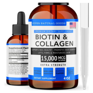 Produtos Supernaturais Vitaminas De Biotina E Colágeno - Pe