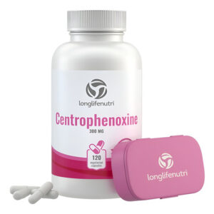 Centrofenoxina 300 Mg - 120 Cápsulas Vegetarianas Suplemen