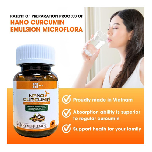 Oic New Nano Curcumin - 30 Cápsulas - Nano Tecnologia Aument - Imagem 4