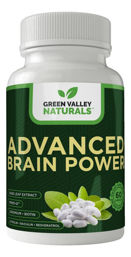 Green Valley Naturals - Advanced Brain Power - Suporta Funçã