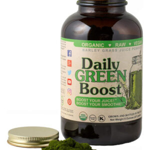 Daily Green Boost 8 Onças Organic Raw Vegan Gf Brasil