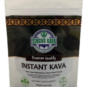 Singhs Micronized Instant Kava Powder-fijian Kava (4 Onças)