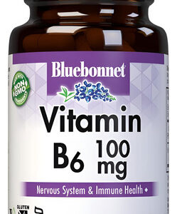 Vitamina B6 Bluebonnet 100 Mg 90 Cápsulas