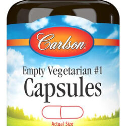 Carlson - Vegetariano Vazio 1 Cápsulas Médias-pequenas Fáce