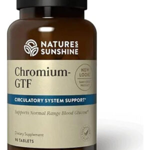 Nature's Sunshine Chromium Gtf 300 Mcg 90 Comprimidos