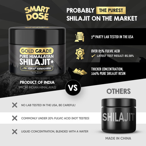 Resina Shilajit Pura Do Himalaia - Mais De 85% De Ácido Fúlv - Imagem 4
