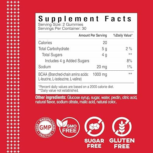 Cybergenics Bcaa Gummies Mastigações De Energia Com Aminoác - Imagem 3