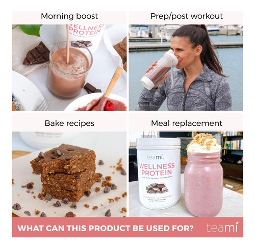 Teami Wellness Vegan Protein Powder - Ingredientes Orgânicos - Imagem 4