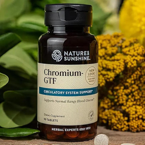 Nature's Sunshine Chromium Gtf 300 Mcg 90 Comprimidos - Imagem 3