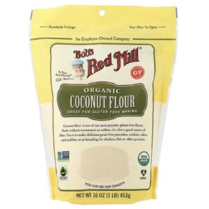 Bobs Red Mill Farinha de Coco Orgânico Sem Glúten 453 g (16 oz)