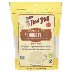 Bobs Red Mill Farinha de Amêndoas Superfina 453 g (16 oz)