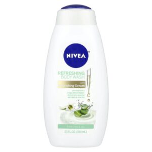 Nivea Sabonete Líquido Refrescante Aloe e Lírio Frescos 591 ml (20 fl oz)