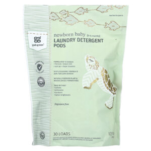 Grab Green Bebê Recém-nascido Sachês de Detergente para Lavar Roupas 0-4 Meses Sem Perfume 30 cargas 480 g (105 lb)