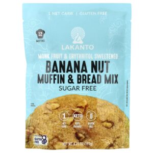 Lakanto Mistura para Pães e Muffins de Banana e Nozes 192 g (677 oz)