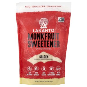 Lakanto Adoçante de Monkfruta com Eritritol Dourado 800 g (2822 oz)