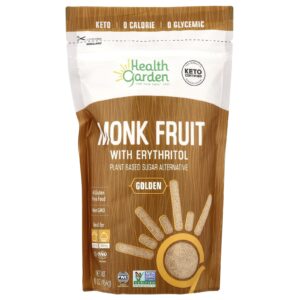Health Garden Fruta-dos-monges com Eritritol Dourado 454 g (16 oz)