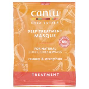 Cantu Manteiga de Karité para Cabelos Naturais Máscara Capilar de Tratamento Profundo 50 g (175 oz)