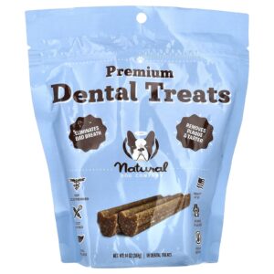 Natural Dog Company Tratamentos Dentários Premium Para Cães Todas as Idades 18 Tratamentos Dentários 397 ml (14 oz)