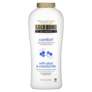 Gold Bond Ultimate Pó Corporal Conforto Com Aloe e Camomila 283 g (10 oz)