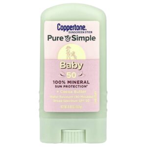 Coppertone Bebês Protetor Solar em Bastão Pure & Simple FPS 50 139 g (049 oz)