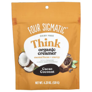 Four Sigmatic Creme Orgânico Think Sem Laticínios Cacau e Coco 120 g (423 oz)