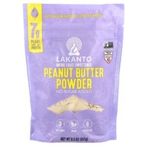 Lakanto Manteiga de Amendoim em Pó 241 g (85 oz)