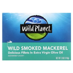 Wild Planet Cavala Defumada Selvagem 110 g (39 oz)