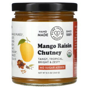 Pure Indian Foods Chutney de Manga e Passas 240 g (85 oz)