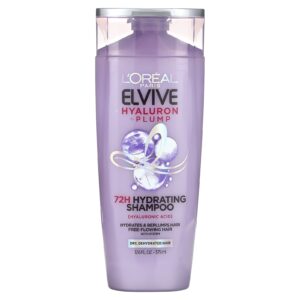 LOréal Elvive Hialuron + Plump Shampoo Hidratante 72H Cabelos Secos e Desidratados 375 ml (126 fl oz)