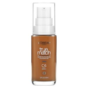 LOréal True Match Base Supermisturável C6 Cool Medium 30 ml (1 fl oz)