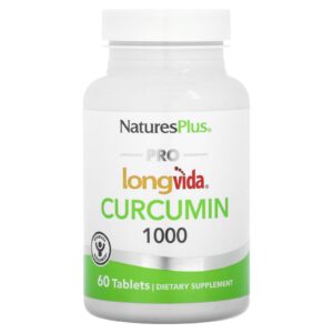 NaturesPlus Curcumina Pro Longvida 1000 1.000 mg 60 Comprimidos