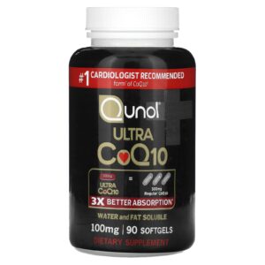 Qunol Ultra CoQ10 100 mg 90 Cápsulas Softgel