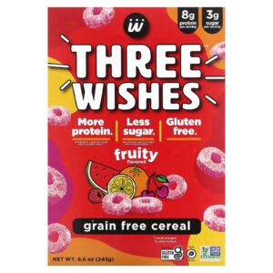 Three Wishes Cereais Sem Grãos Frutado 245 g (86 oz)