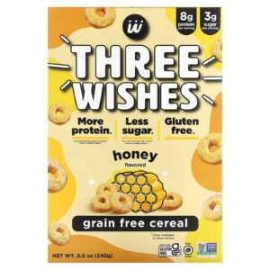 Three Wishes Cereal Sem Grãos Mel 245 g (86 oz)