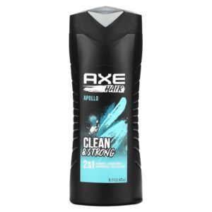 AXE Apollo Shampoo e condicionador 2 em 1 Aroma de sálvia e cedro 473 ml