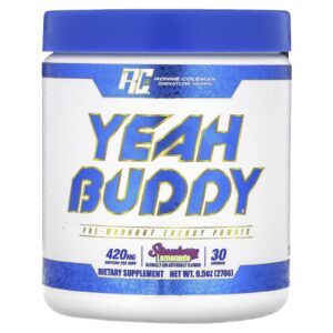 Ronnie Coleman Signature Series Yeah Buddy Pó Energético Pré-treino Limonada de Morango 270 g (95 oz)