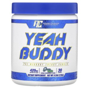 Ronnie Coleman Signature Series Yeah Buddy Pó Energético Pré-treino Maçã Verde 270 g (95 oz)