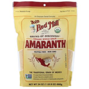 Bobs Red Mill Amaranto Orgânica Grão Integral 680 g (24 oz)