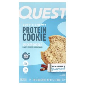 Quest Nutrition Cookie de Proteína Snickerdoodle 12 Cookies 58 g (204 oz) Cada